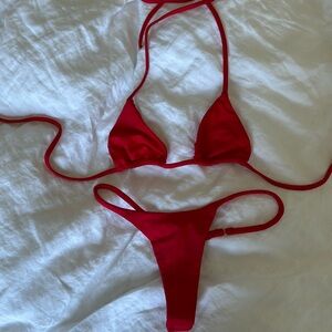 Berry Beachy Red Bikini